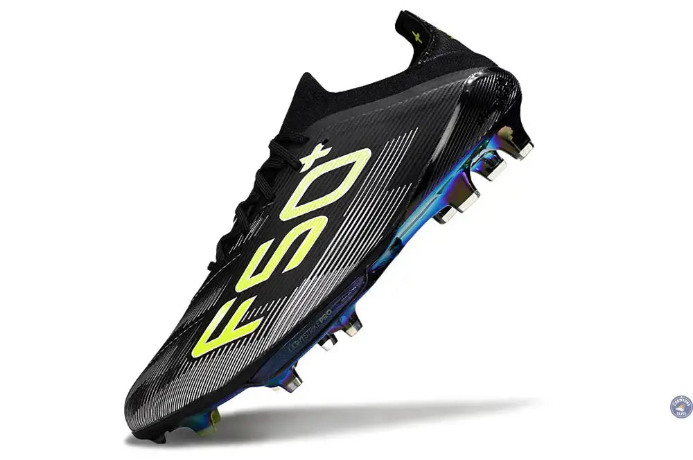 Image of F50 + Lacets FG - Noir/Jaune Fluo/Blanc/Bleu