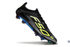 F50 + Lacets FG - Noir/Jaune Fluo/Blanc/Bleu