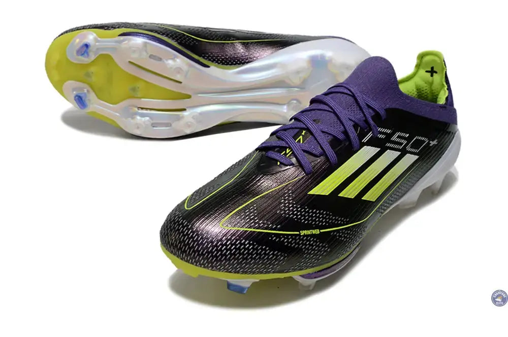 F50 + Lacets FG Fast Reborn - Violet/Blanc/Vert ÉDITION LIMITÉE
