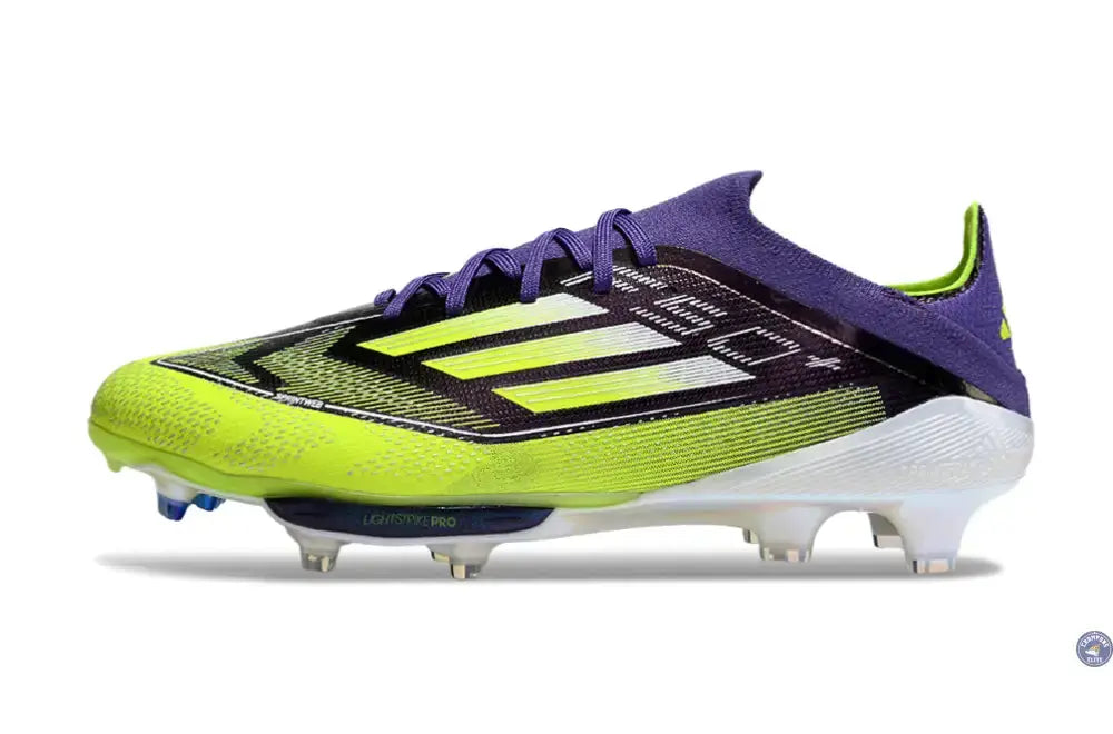 Image of F50 + Lacets FG Fast Reborn - Violet/Blanc/Vert ÉDITION LIMITÉE