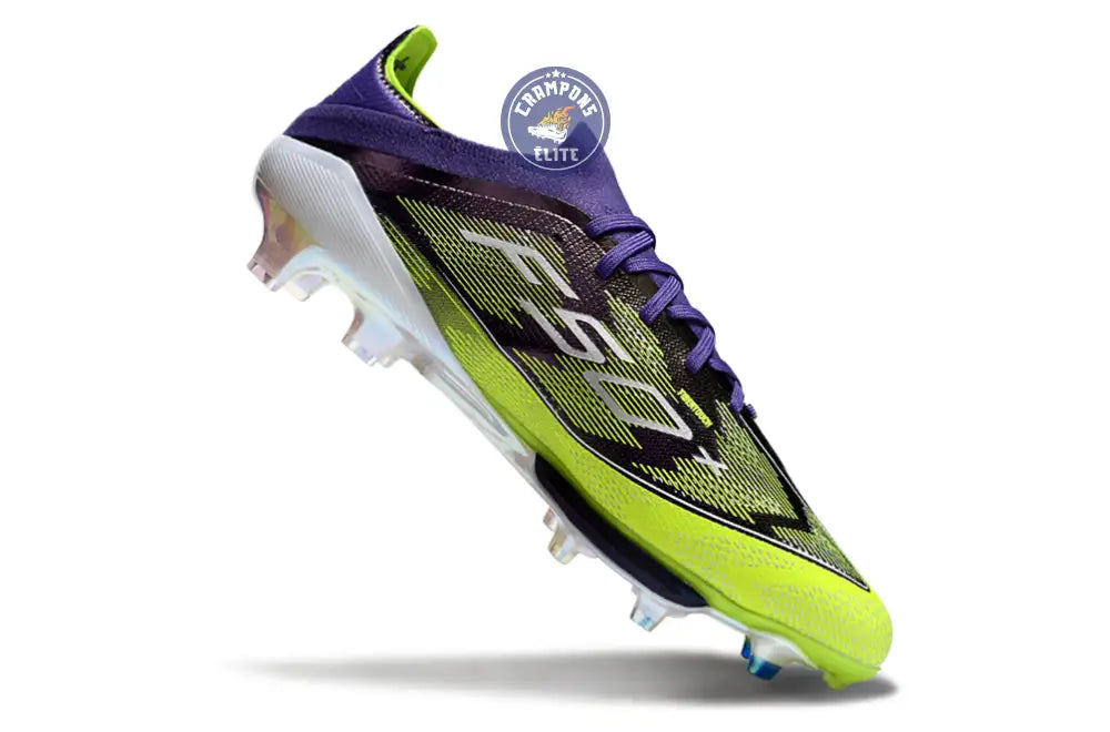 F50 + Lacets FG Fast Reborn - Violet/Blanc/Vert ÉDITION LIMITÉE