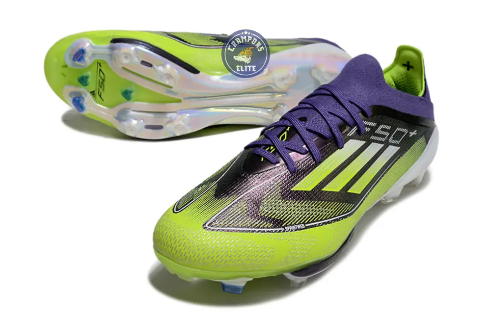 F50 + Lacets FG Fast Reborn - Violet/Blanc/Vert ÉDITION LIMITÉE