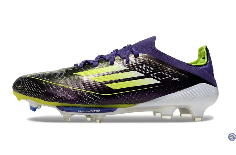 Image of F50 + Lacets FG Fast Reborn - Violet/Blanc/Vert ÉDITION LIMITÉE