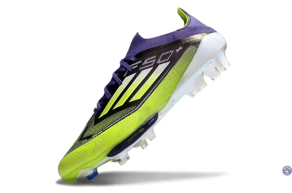 Image of F50 + Lacets FG Fast Reborn - Violet/Blanc/Vert ÉDITION LIMITÉE