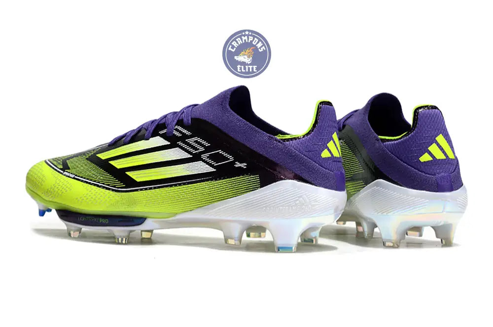 Image of F50 + Lacets FG Fast Reborn - Violet/Blanc/Vert ÉDITION LIMITÉE
