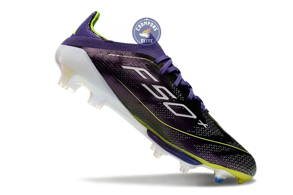 Image of F50 + Lacets FG Fast Reborn - Violet/Blanc/Vert ÉDITION LIMITÉE
