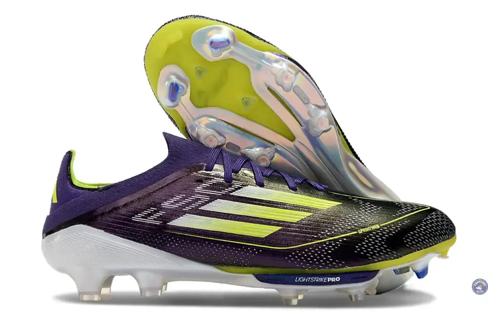 F50 + Lacets FG Fast Reborn - Violet/Blanc/Vert ÉDITION LIMITÉE