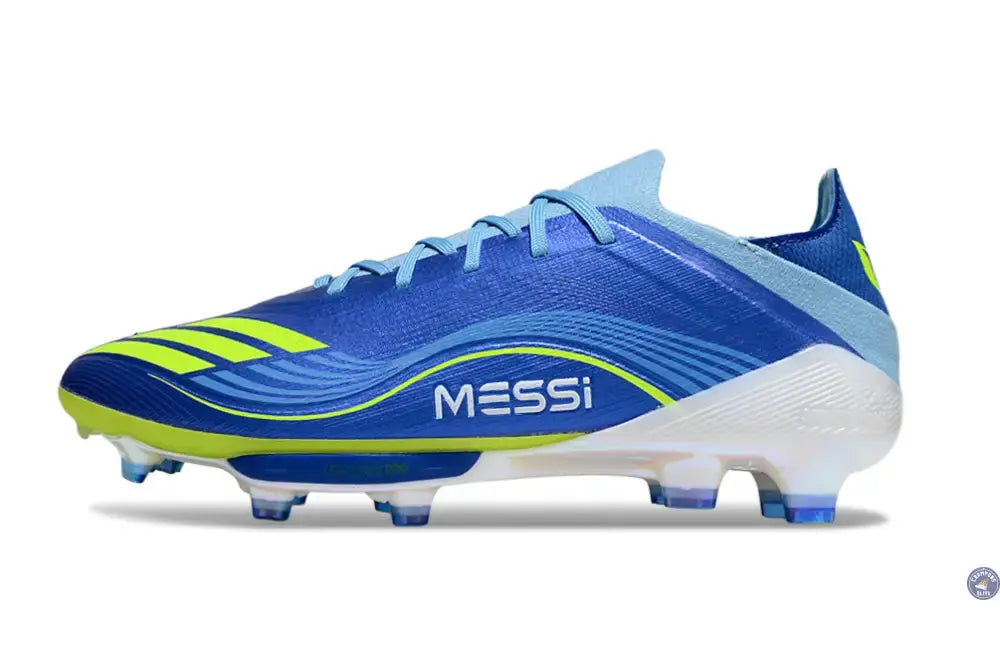 F50 + Lacets FG Messi - Bleu/Jaune