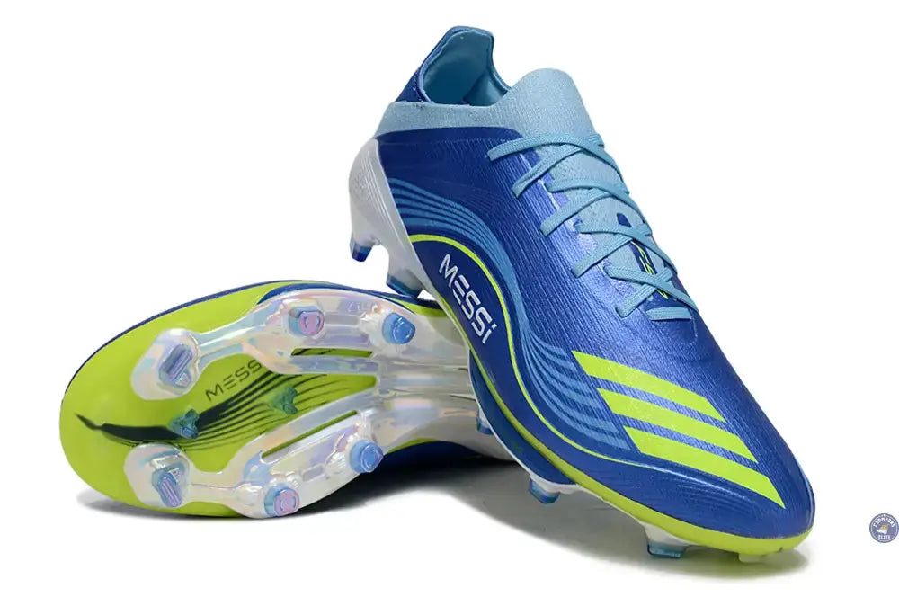 F50 + Lacets FG Messi - Bleu/Jaune