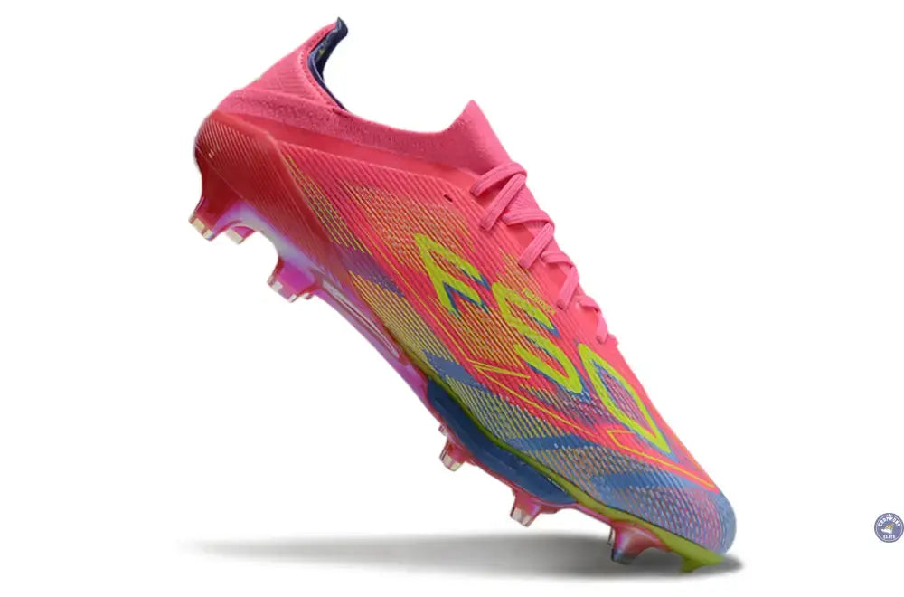 F50 + Lacets FG Mystic Victory - Rose/Vert/Blue Fusion