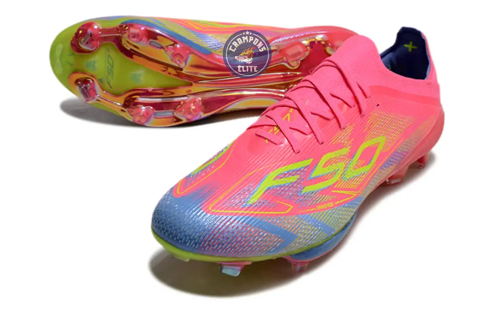 F50 + Lacets FG Mystic Victory - Rose/Vert/Blue Fusion
