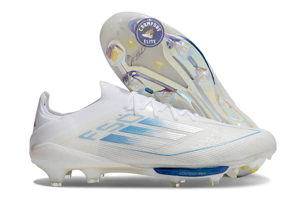 Image of F50 + Lacets FG Polar Victory - Blanc/Argenté/Bleu
