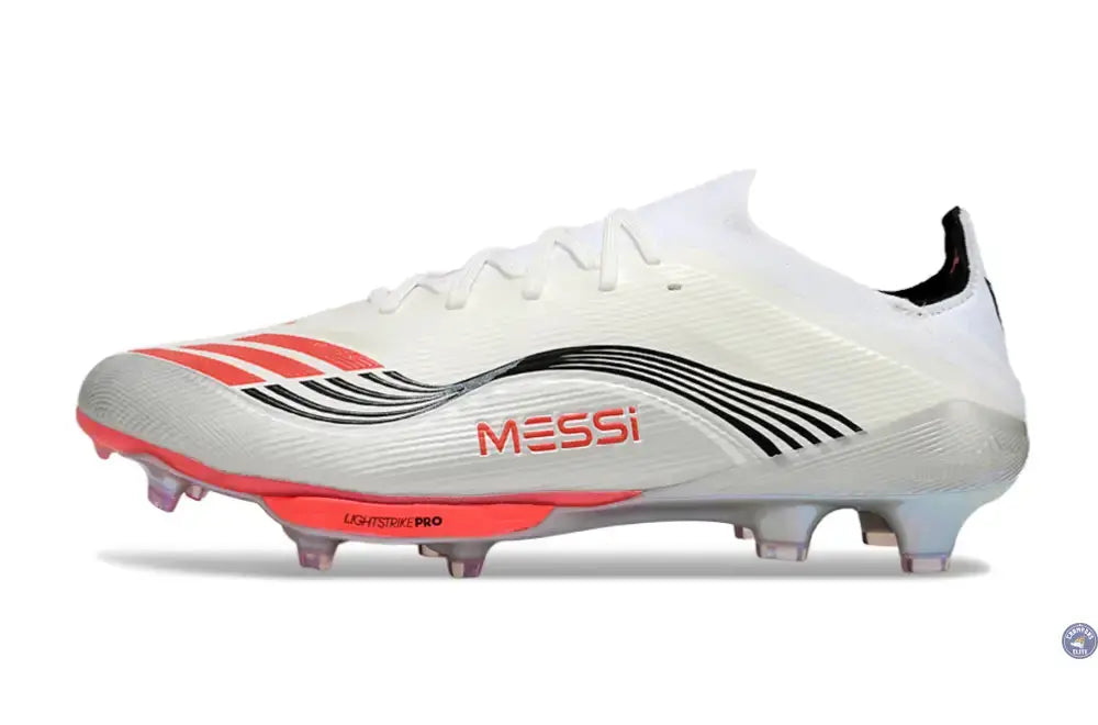 Image of F50 + Lacets FG Prestig10 - Blanc/Lucid Red/Argenté