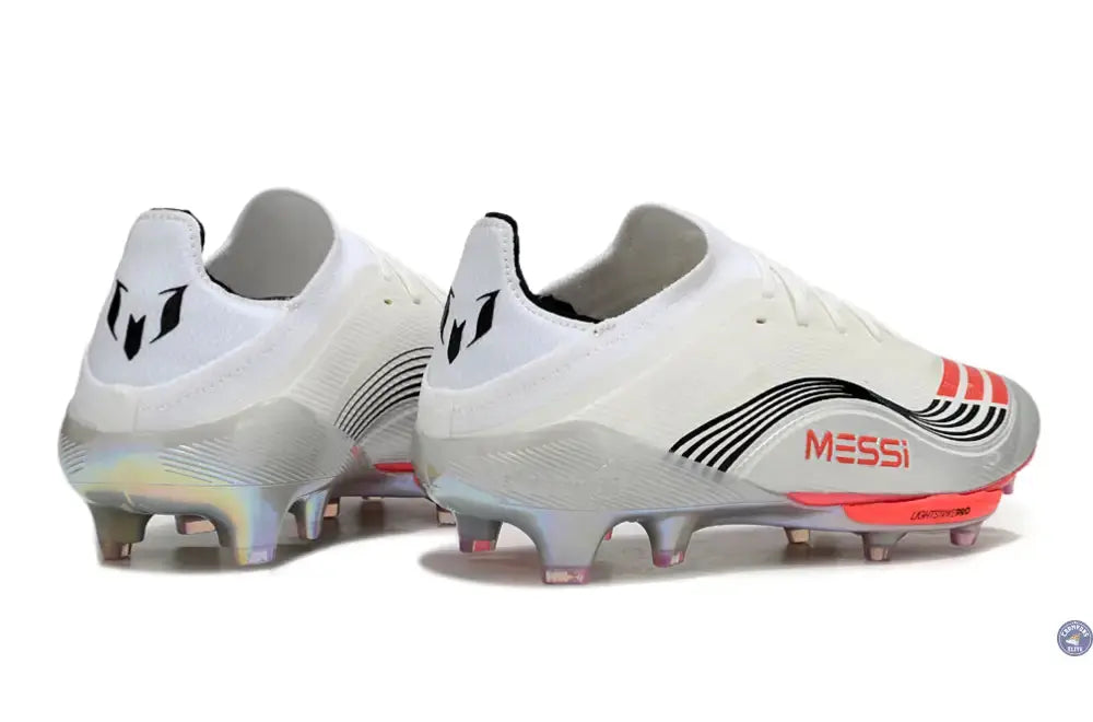 F50 + Lacets FG Prestig10 - Blanc/Lucid Red/Argenté