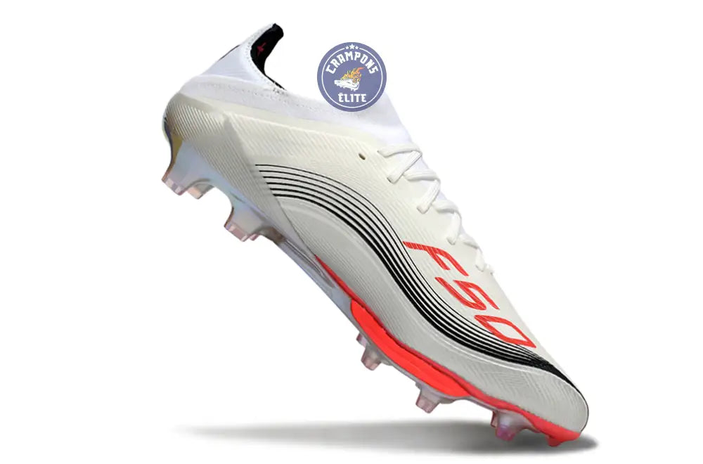 F50 + Lacets FG Prestig10 - Blanc/Lucid Red/Argenté