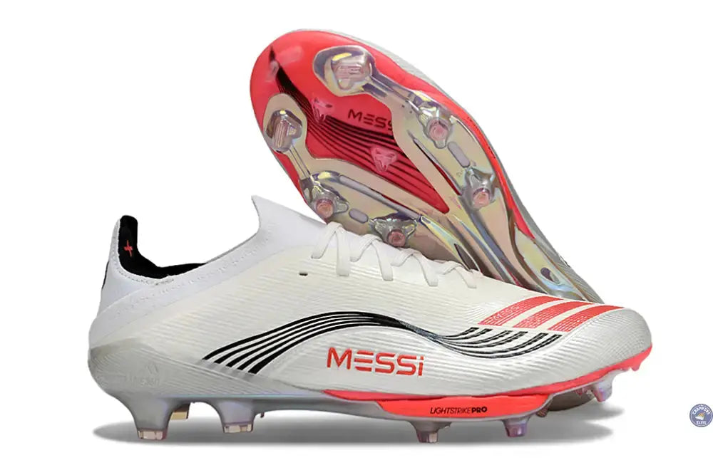 Image of F50 + Lacets FG Prestig10 - Blanc/Lucid Red/Argenté