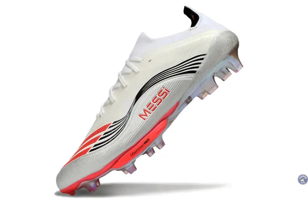 Image of F50 + Lacets FG Prestig10 - Blanc/Lucid Red/Argenté