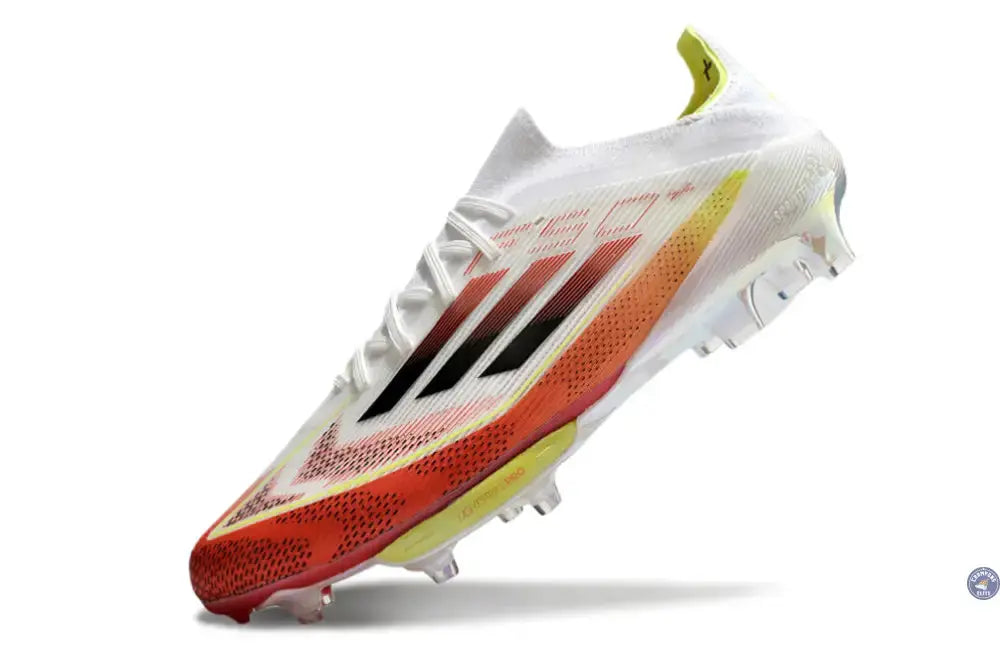F50 + Lacets FG Pure Victory - Blanc/Noir/Jaune
