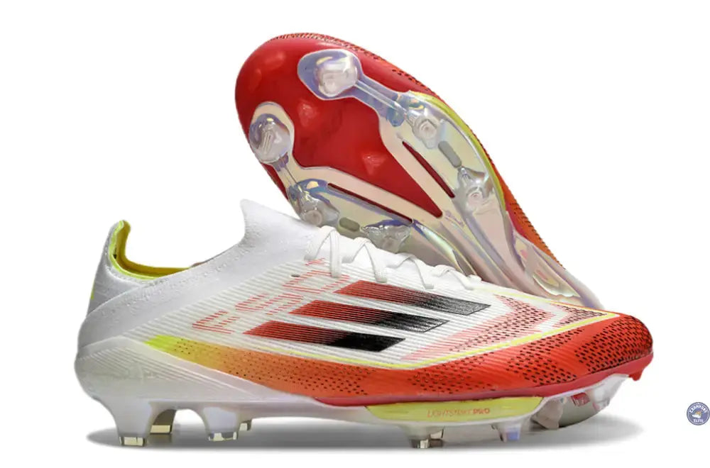 F50 + Lacets FG Pure Victory - Blanc/Noir/Jaune