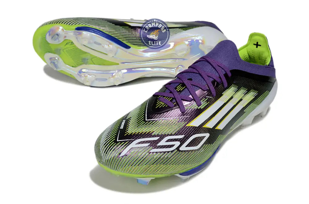 Image of F50 + Lacets FG Radiant Blaze - Violet/Blanc/Vert