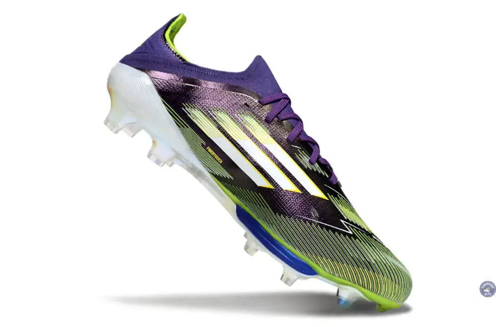 F50 + Lacets FG Radiant Blaze - Violet/Blanc/Vert