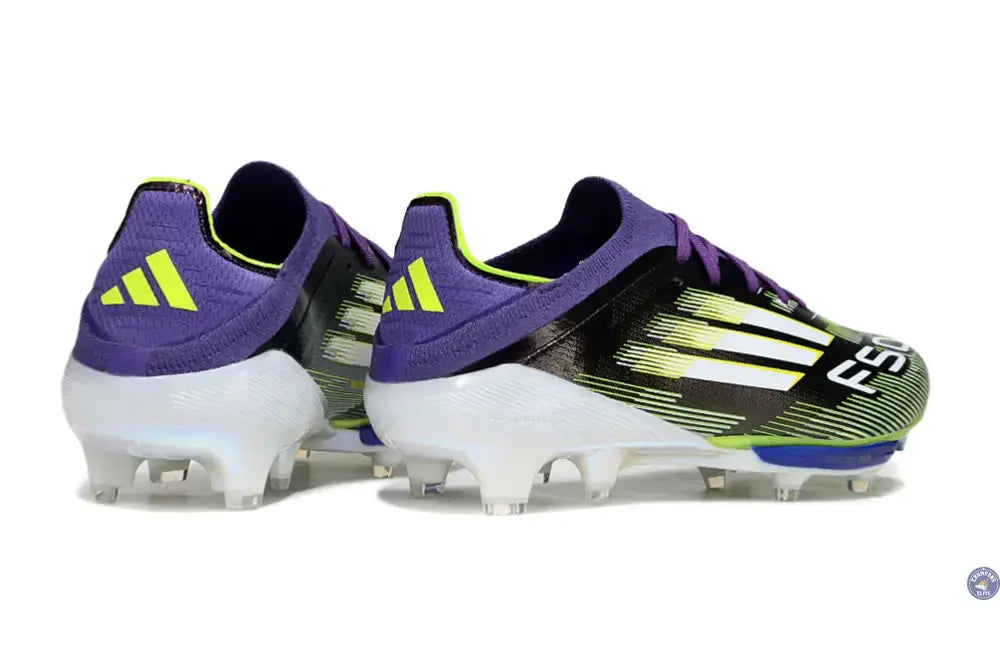 F50 + Lacets FG Radiant Blaze - Violet/Blanc/Vert