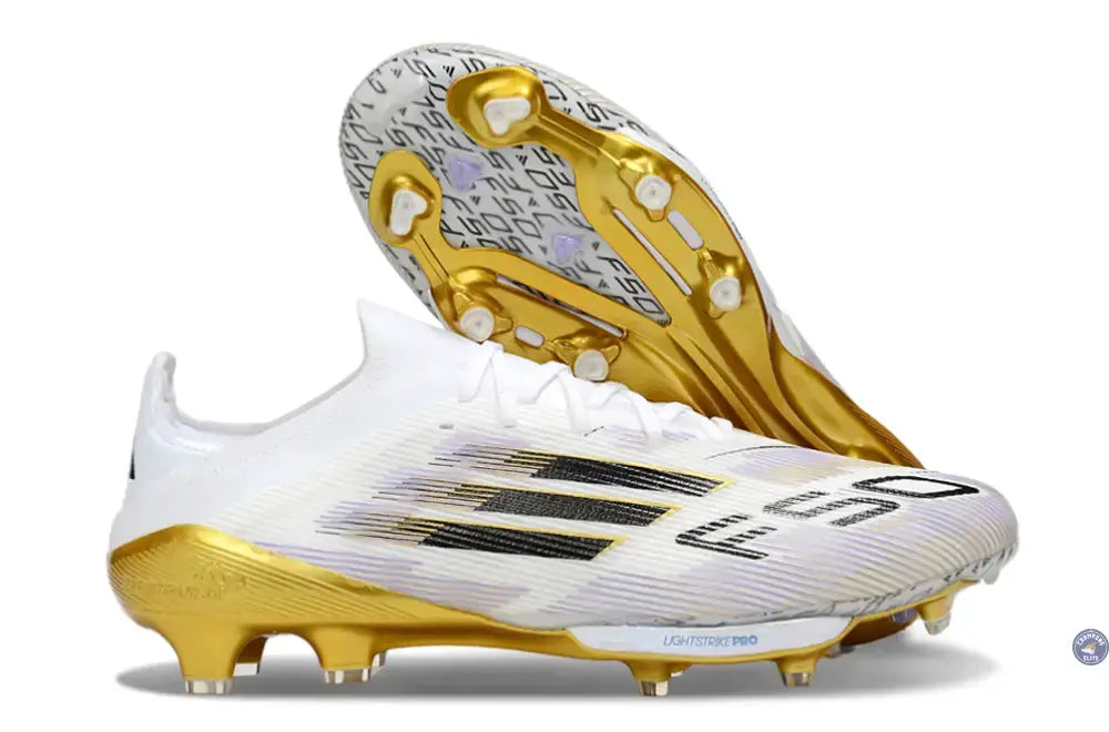 F50 + Lacets FG Road to Glory - Blanc/Noir/Doré
