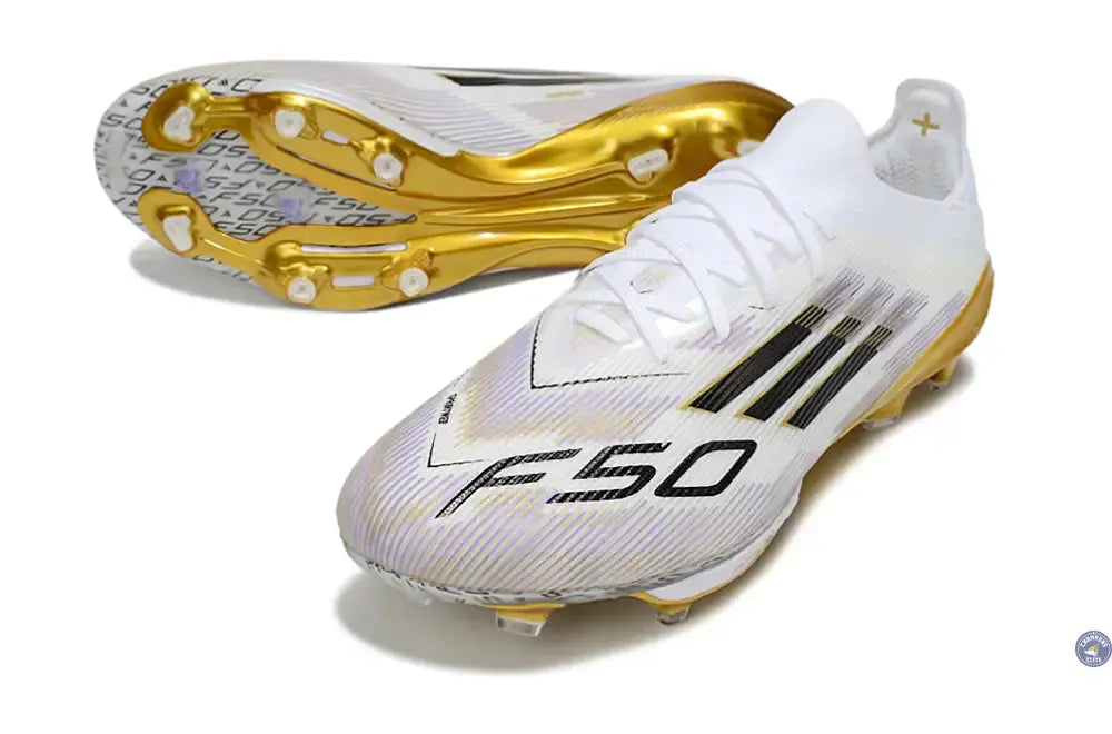 Image of F50 + Lacets FG Road to Glory - Blanc/Noir/Doré