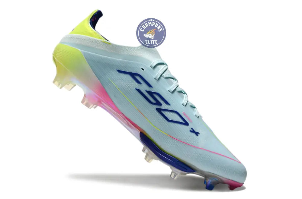 Image of F50 + Lacets FG Stellar Icon - Almost Blue/Bleu/Jaune