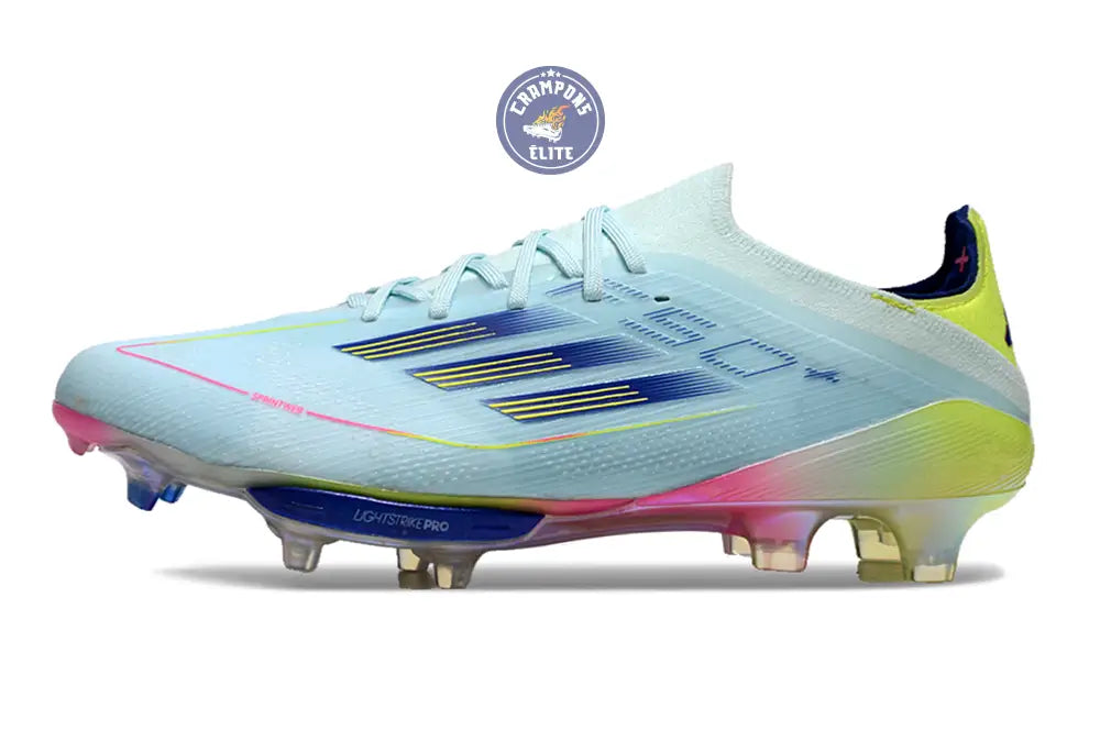 Image of F50 + Lacets FG Stellar Icon - Almost Blue/Bleu/Jaune