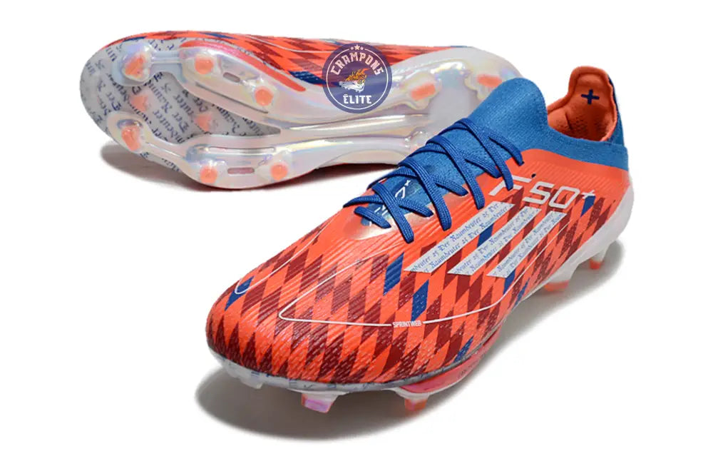 Image of F50 + Lacets FG Thomas Müller Raumdeuter - Rouge/Blanc/Bleu ÉDITION LIMITÉE