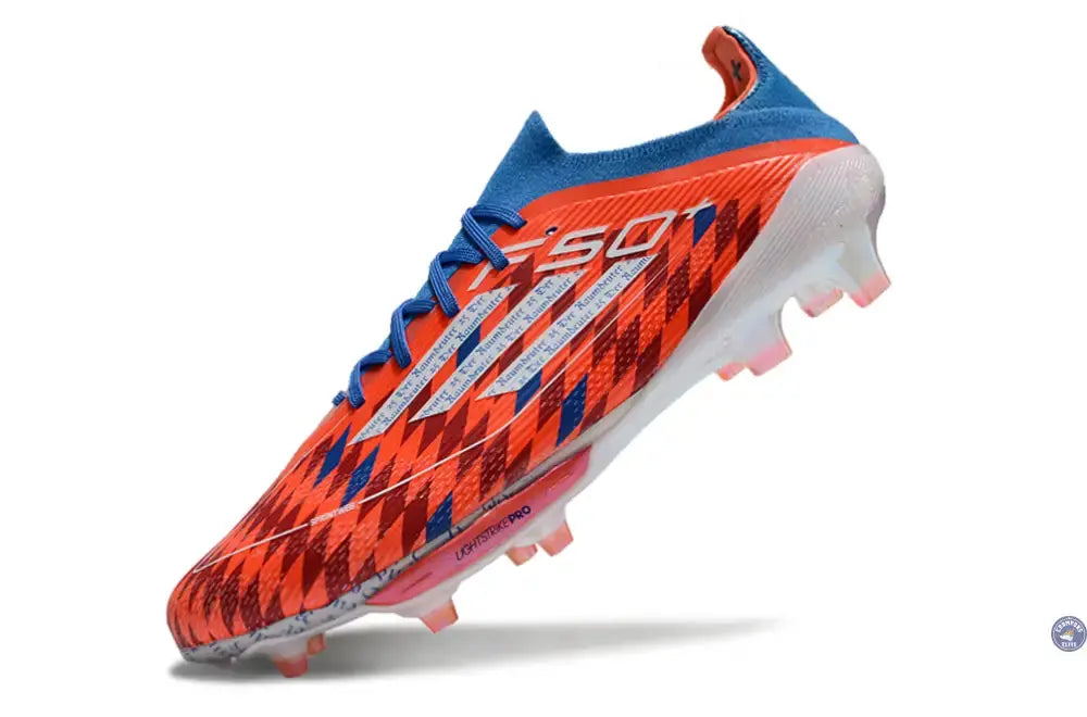 Image of F50 + Lacets FG Thomas Müller Raumdeuter - Rouge/Blanc/Bleu ÉDITION LIMITÉE