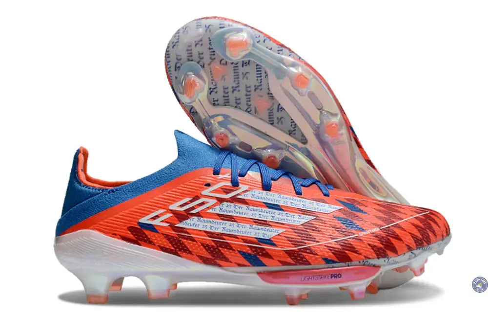 F50 + Lacets FG Thomas Müller Raumdeuter - Rouge/Blanc/Bleu ÉDITION LIMITÉE