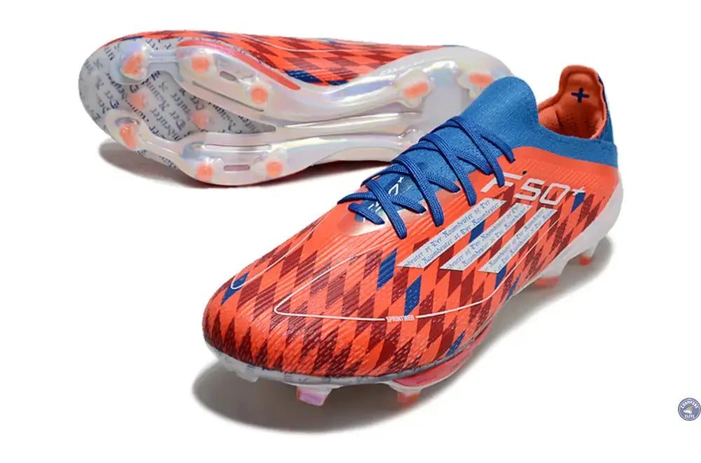 F50 + Lacets FG Thomas Müller Raumdeuter - Rouge/Blanc/Bleu ÉDITION LIMITÉE