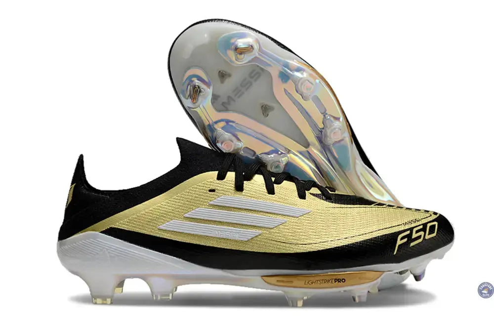 Image of F50 + Lacets FG Triunfo Dorado - Doré/Blanc/Noir