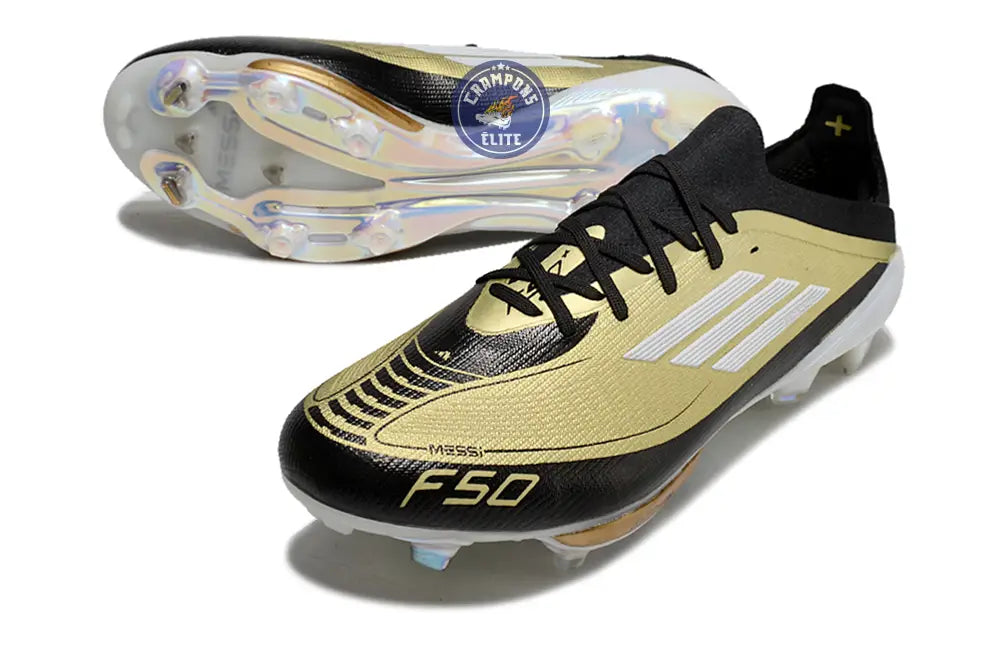 Image of F50 + Lacets FG Triunfo Dorado - Doré/Blanc/Noir