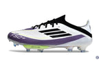 F50 + Lacets FG Triunfo Estelar - Blanc/Noir/Violet