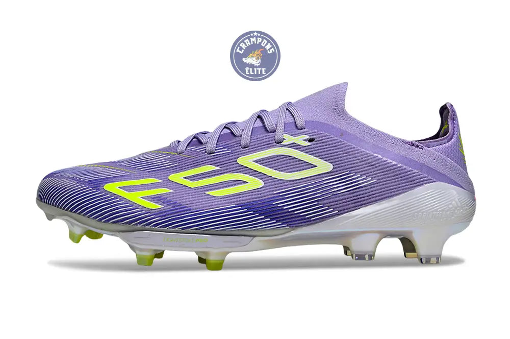 Image of F50 + Lacets FG - Violet/Jaune Fluo/Gris