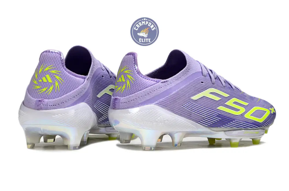 Image of F50 + Lacets FG - Violet/Jaune Fluo/Gris