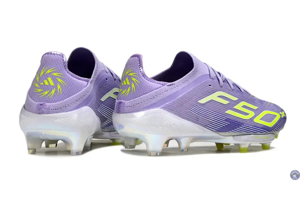 Image of F50 + Lacets FG - Violet/Jaune Fluo/Gris