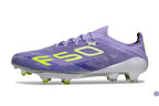 F50 + Lacets FG - Violet/Jaune Fluo/Gris