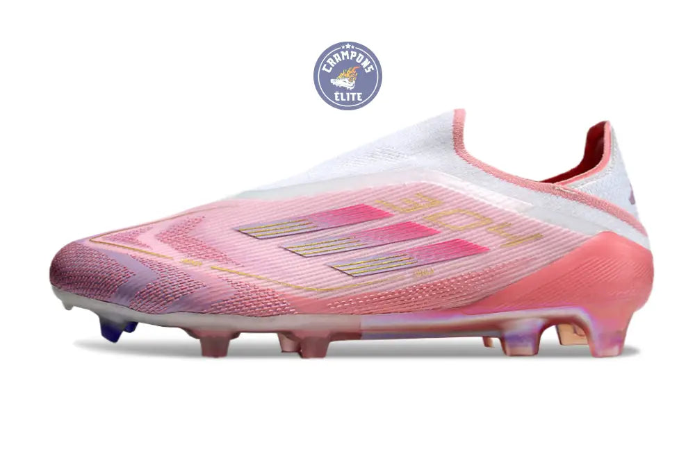 Image of F50 Lamine Yamal Laceless FG Rose/Blanc
