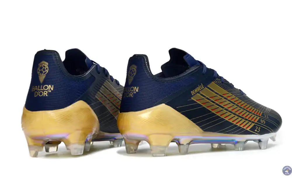 Image of F50 Languette édition speciale OUSMANE DEMBÉLÉ BALLON D’OR - BLEU FONCÉ/OR