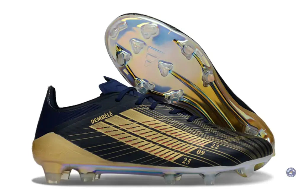Image of F50 Languette édition speciale OUSMANE DEMBÉLÉ BALLON D’OR - BLEU FONCÉ/OR