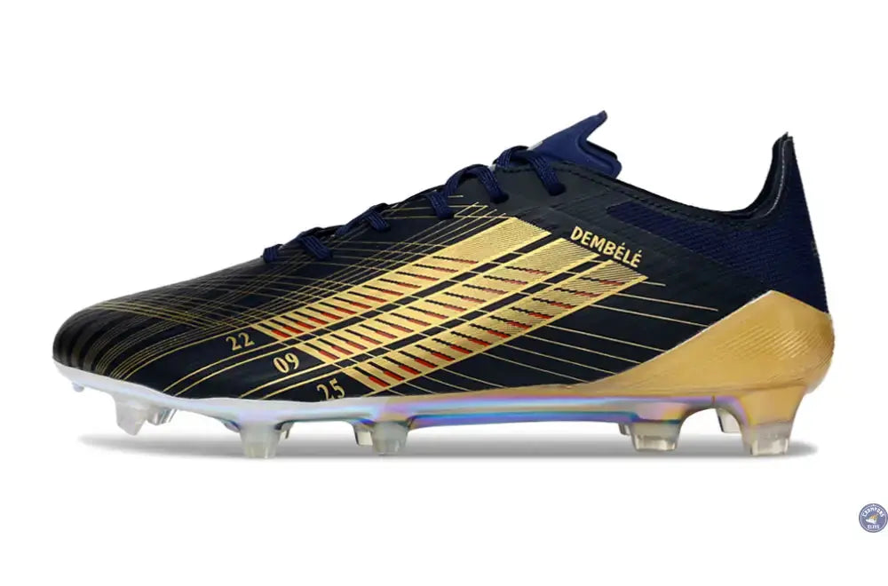 F50 Languette édition speciale OUSMANE DEMBÉLÉ BALLON D’OR - BLEU FONCÉ/OR
