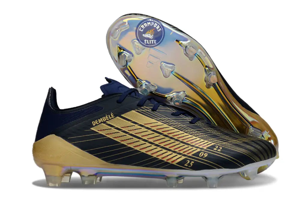 Image of F50 Languette édition speciale OUSMANE DEMBÉLÉ BALLON D’OR - BLEU FONCÉ/OR