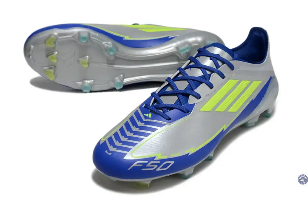 Image of F50 Languette FG - Argenté/Jaune Fluo/Bleu