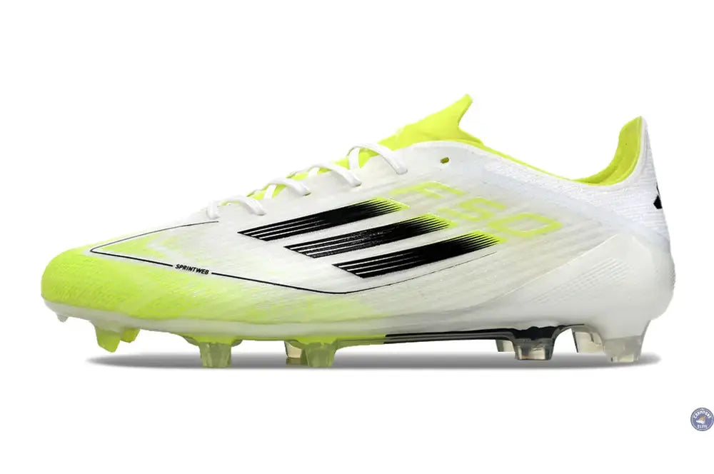 Image of F50 Languette FG - Blanc/Jaune Fluo/Noir