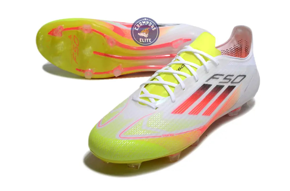 Image of F50 Languette FG - Blanc/Orange/Rose/Jaune Fluo/Noir