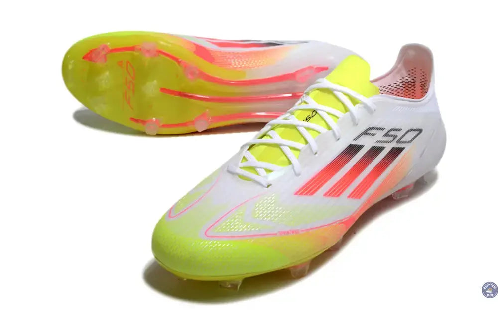 Image of F50 Languette FG - Blanc/Orange/Rose/Jaune Fluo/Noir